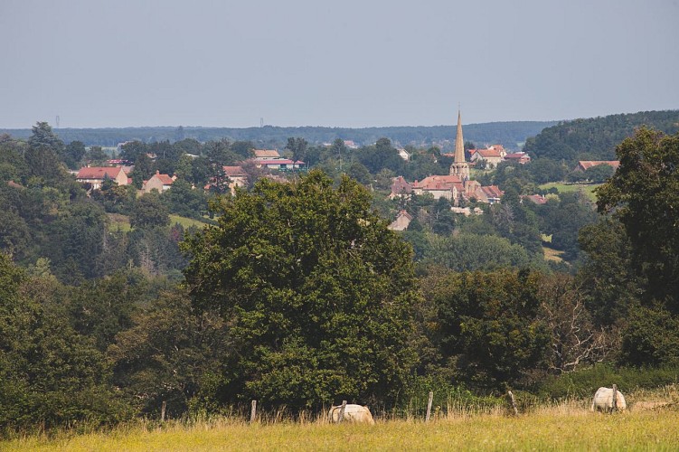 Vue sur Buxières-les-Mines