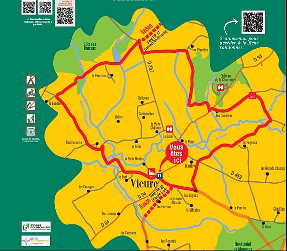 Plan Vieure Nord avec liaisons