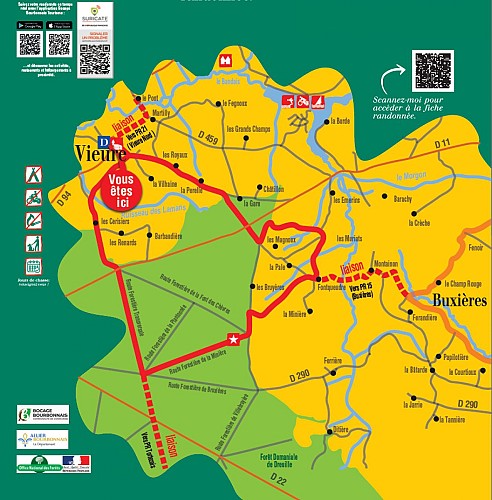 Plan Circuit des vénérables VIeure sud PR 22