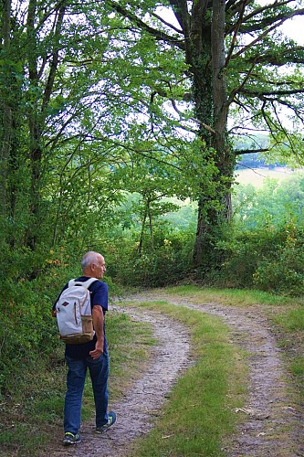 Randonneur à Louroux Bourbonnais