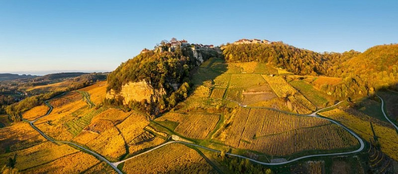 Village de Château-Chalon en Automne