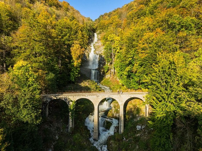 Gorges de Malvaux - cascade du Bief de la ruine