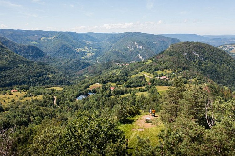 Sommet du Crêt Pourri au dessus de Saint-Claude