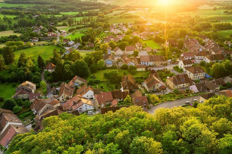 Village de Passenans - Vue Drone