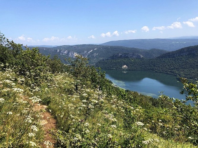 Vue sur le Lac de Coiselet et Chancia