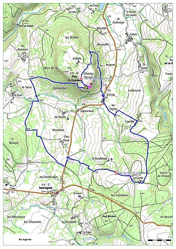 La butte du puy Saint-Gulmier