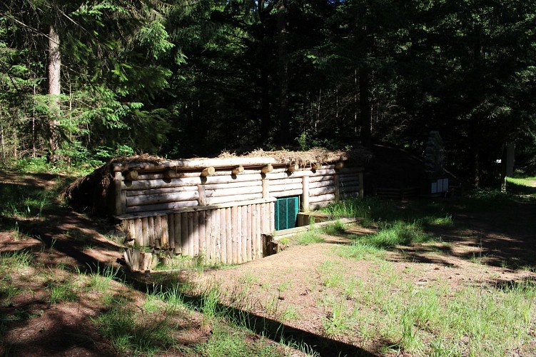 Randonnée, la Résistance - Vue Saint-Julien- la-Geneste - Cabane de maquisard
