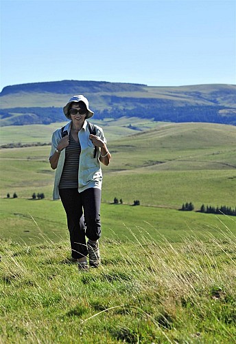 Le plateau de la Chavade et la roche Nité