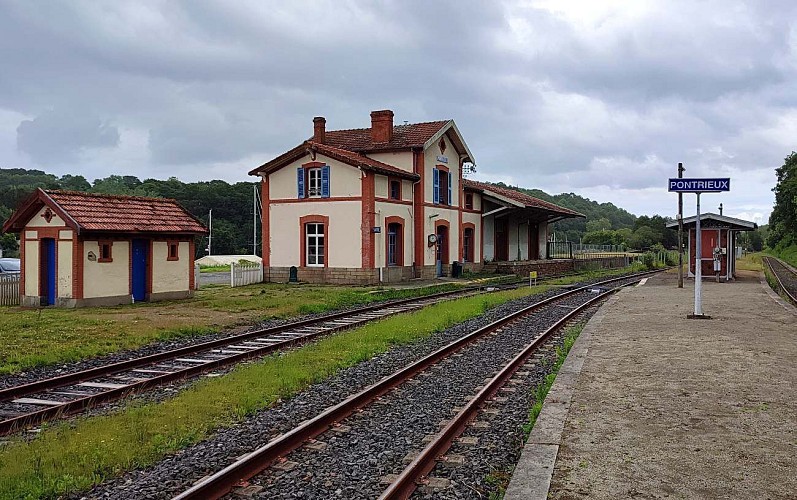 La gare de Pontrieux