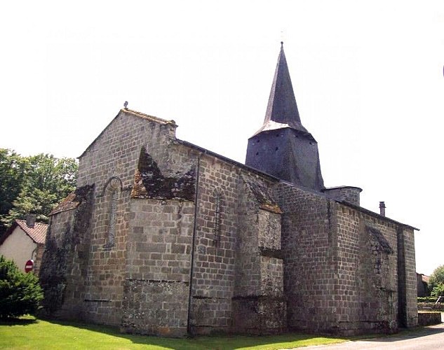 L'église du XIIè siècle sur le circuit de Silord à Razés_5