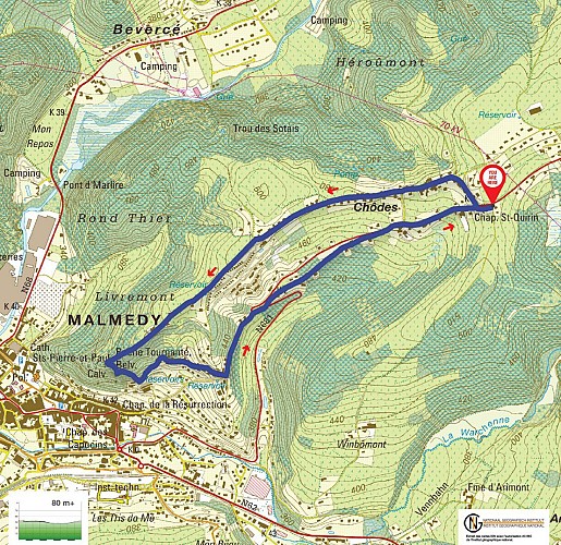 Malmedy 23 - La croix de Chôdes