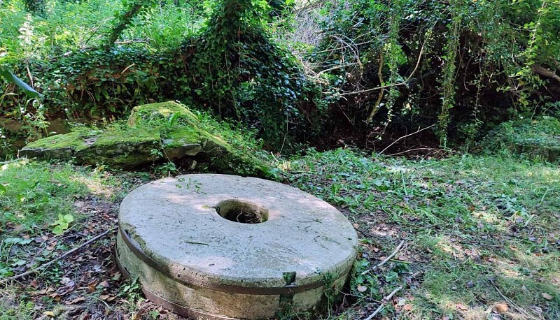 Ruine de moulin - La meule - Lanmérin