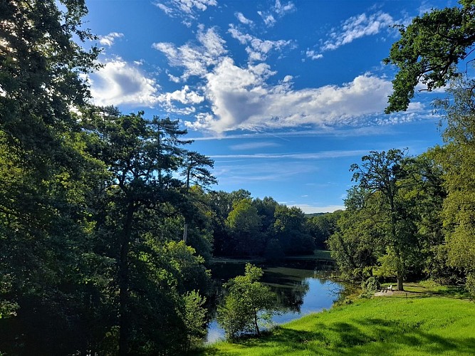 Cycling route -along the Bièvre river