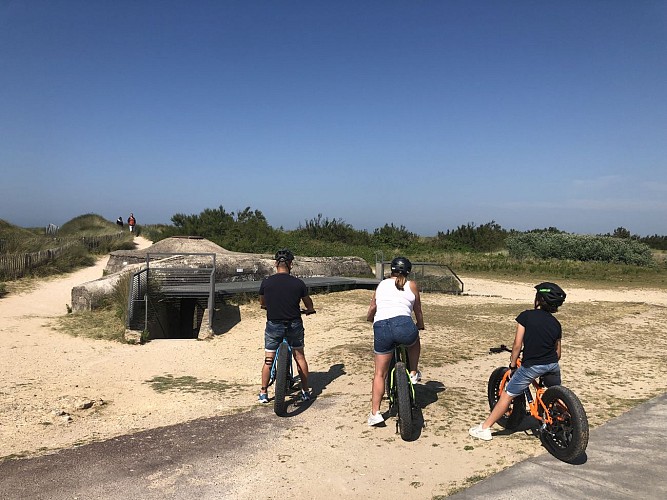 Découverte du Parc Juno à vélo - Courseulles sur Mer