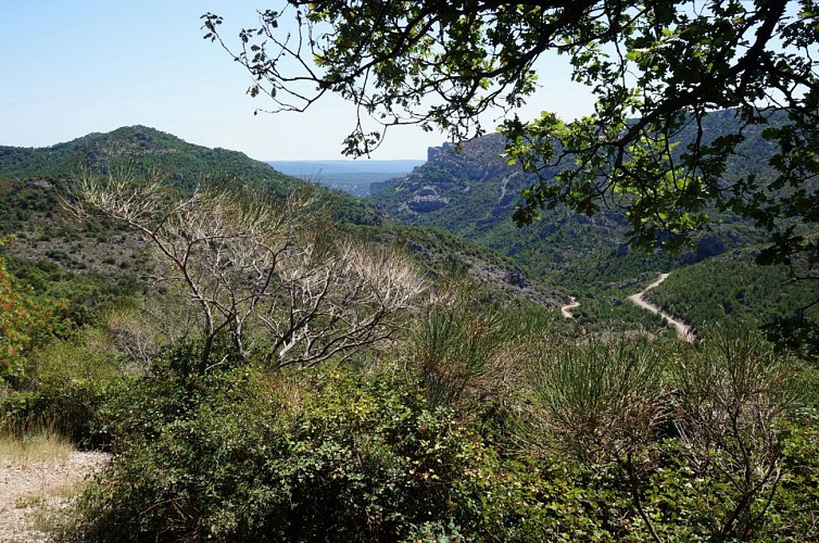 Au dessus du cirque de l'Infernet