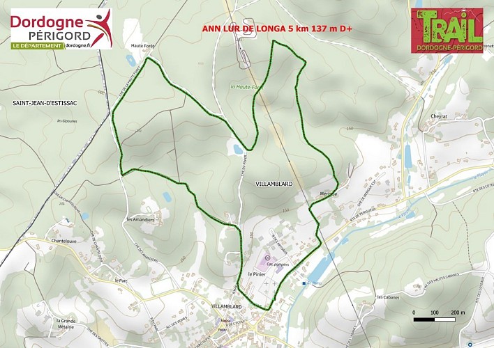 Parcours Anne Lur de Longa 5 km