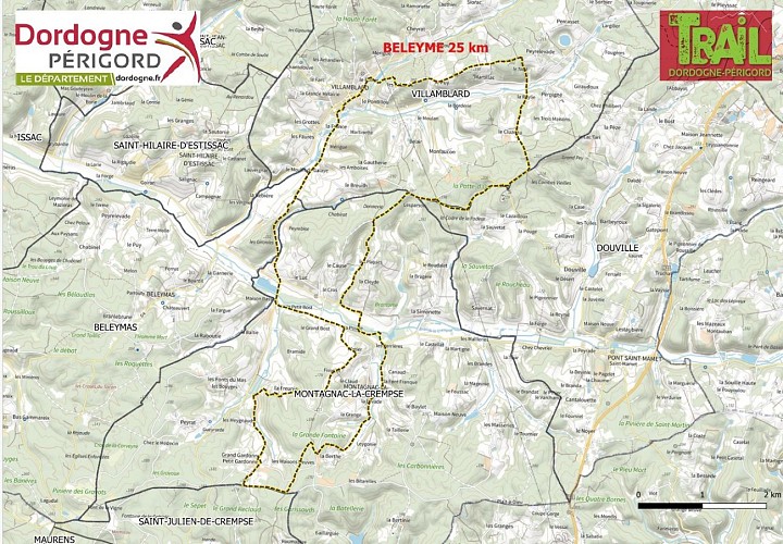 Parcours La virada de Beleyme 25 km