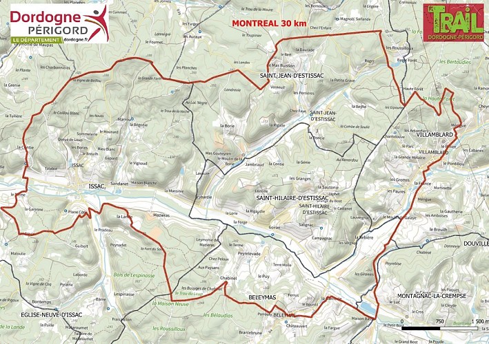 Parcours La virada de Montréal 30 km