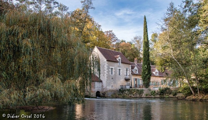 Le Moulin de Dorceau, au départ du circuit