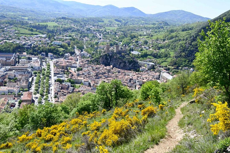 vue chateau terrasses du pech