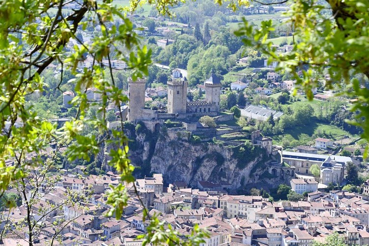 vue chateau terrasses du pech