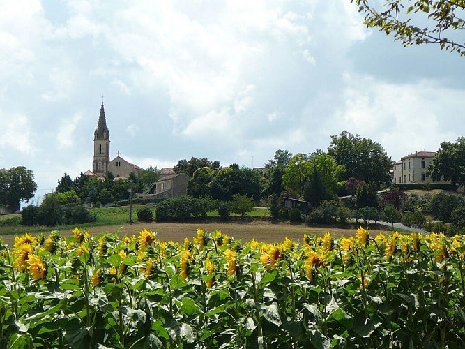 Village fleuri de Blaziert