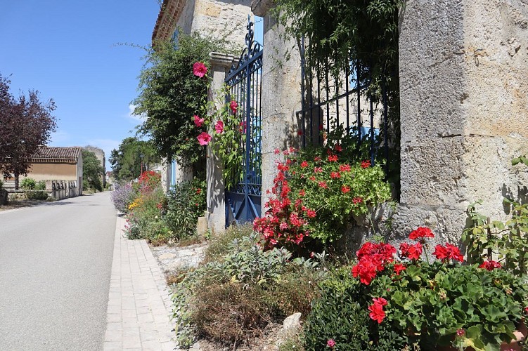 Village fleuri de Castelnau/Auvignon