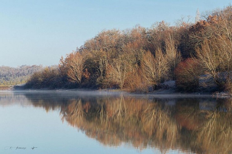 L'hiver au lac du Bousquetara