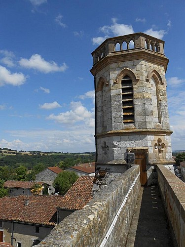 Montée au clocher de l'église de Valence-sur-Baïse