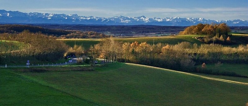 Vue sur les Pyrénées