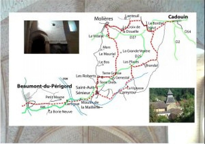 Carte Beaumont-Cadouin