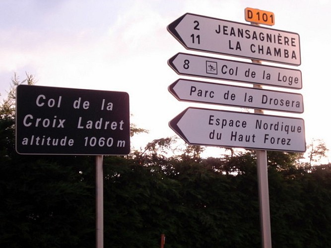 Parcours du col de la Loge