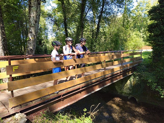 Mountain bike trail - Confluence du Rhône_Aoste