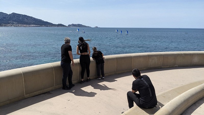 Stroll from the Old Port to the Florence Arthaud nautical stadium