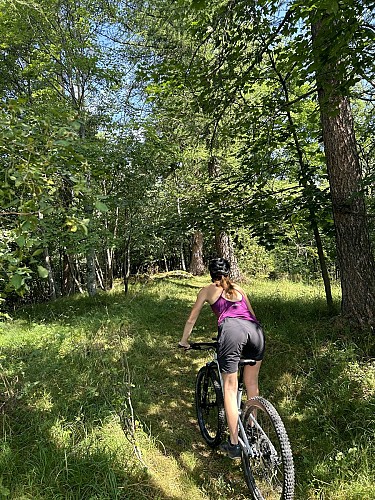 Enduro-Route - Gesäßblau