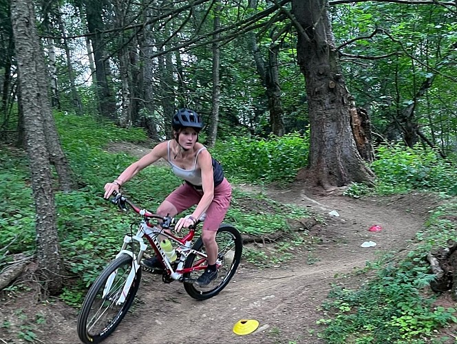 Itinerario Enduro - Bleu de la fesse