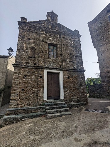 La chapelle Saint-Antoine de Padoue dans le hameau de Bunifaziu.