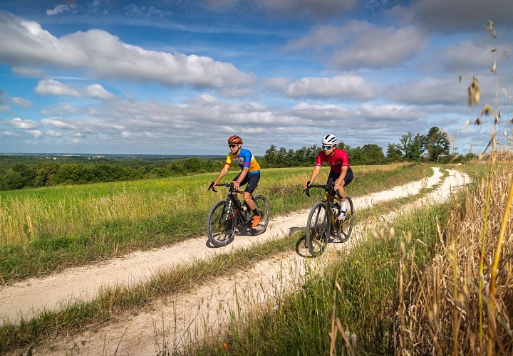 Vélo gravel à Lalbenque