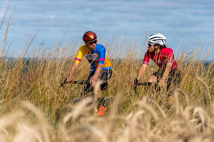 Vélo gravel à Lalbenque