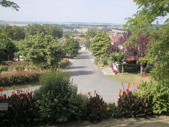 Vue depuis le château Monluc