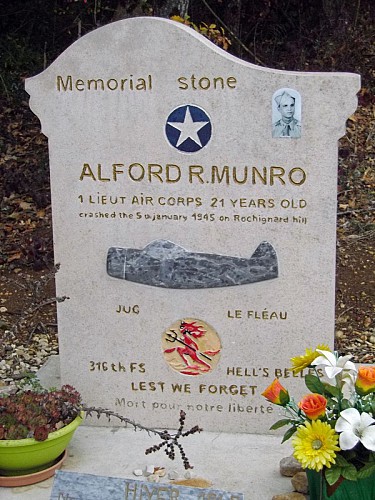 Stèle pilote américain