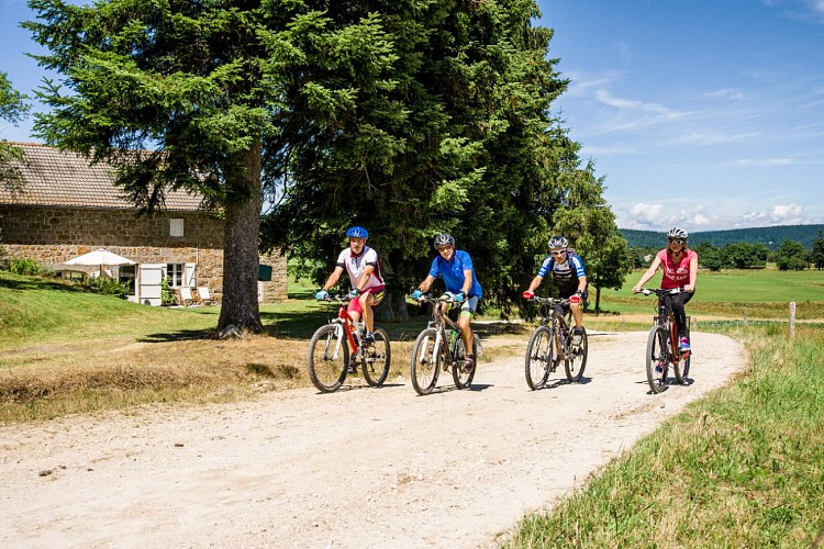 Auvergne - Haute-Loire - VTT en Vivarais-Lignon. 026