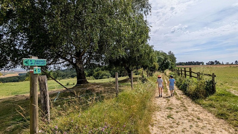 Chemin vers l'ancien camp des Romains