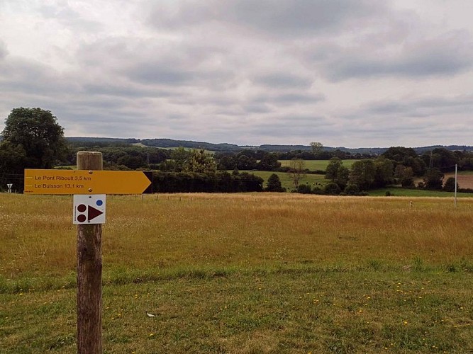 Vue du départ des randonnées du Mage