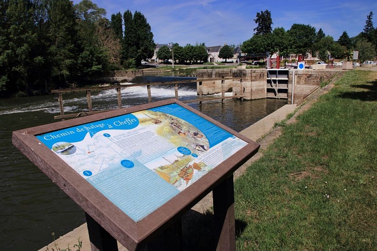 Sentier de randonnée pédestre "au fil de la Sarthe"