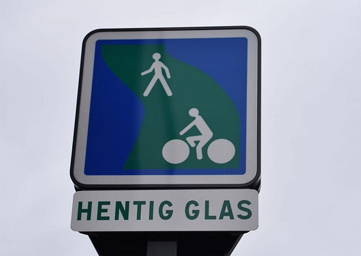 La Hentig Glas - voie cyclable à Saint-Brieuc