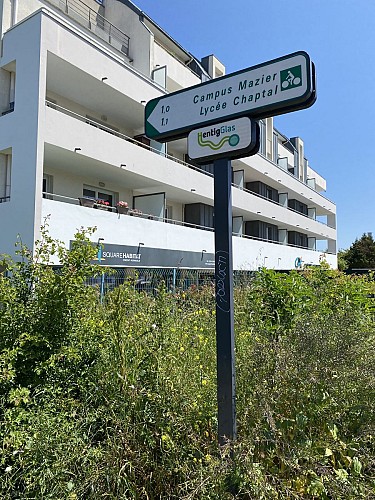 La Hentig Glas - voie cyclable à Saint-Brieuc