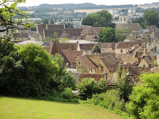 Vue plongeante sur Nogent-le-Rotrou