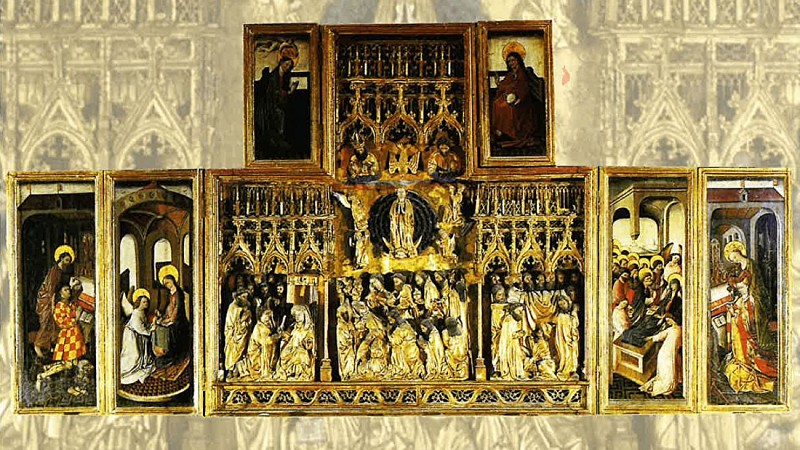 Triptyques de Ternant : Retable de la Vierge