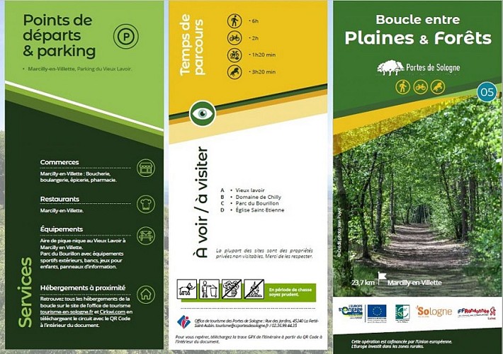 Flyer Boucle 05_Entre plaines et forêts-recto